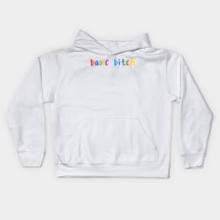 basic bitch Kids Hoodie